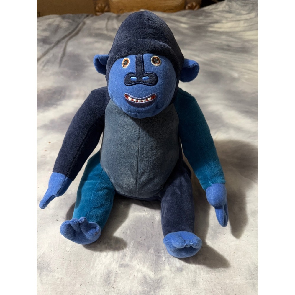 Kohls Cares Blue Gorilla Plush Stuffed Animal Color Block 2021 Charity Edition